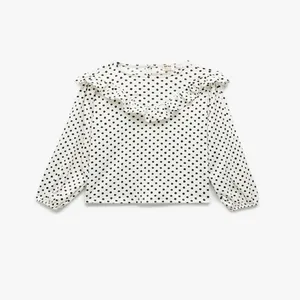 بلوز آستین بلند یقه گرد دخترانه کوتون مدل 5skg60118ak