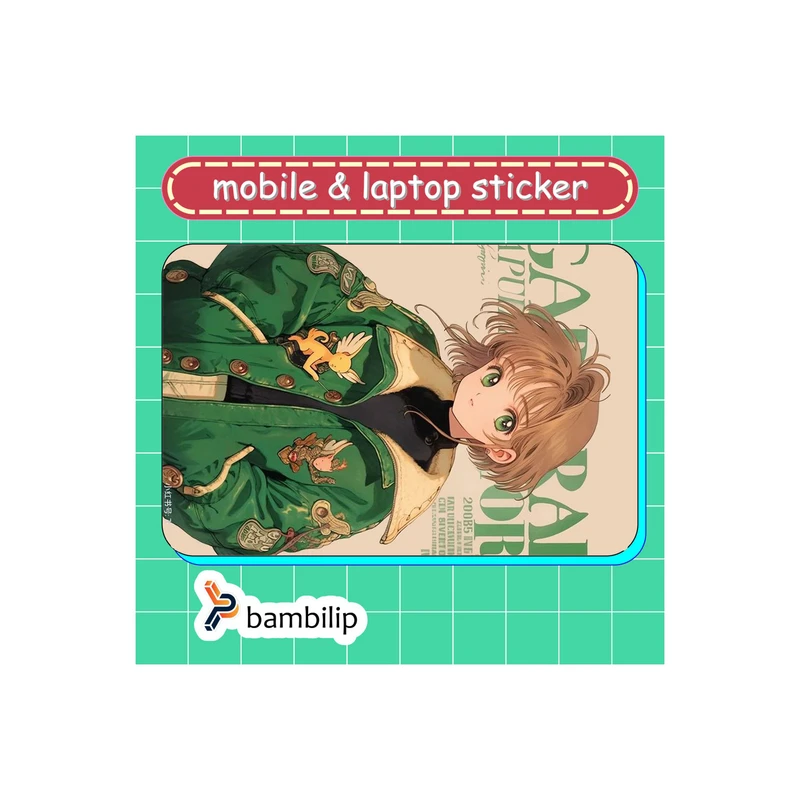 استیکر بامبیلیپ مدل کارت عابر طرح فانتزی شخصیت انیمه ای کد 2419586