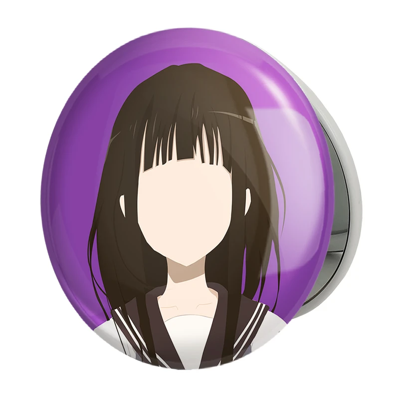 آینه جیبی خندالو طرح چیتاندا انیمه هیوکا Hyouka مدل تاشو کد 17108 