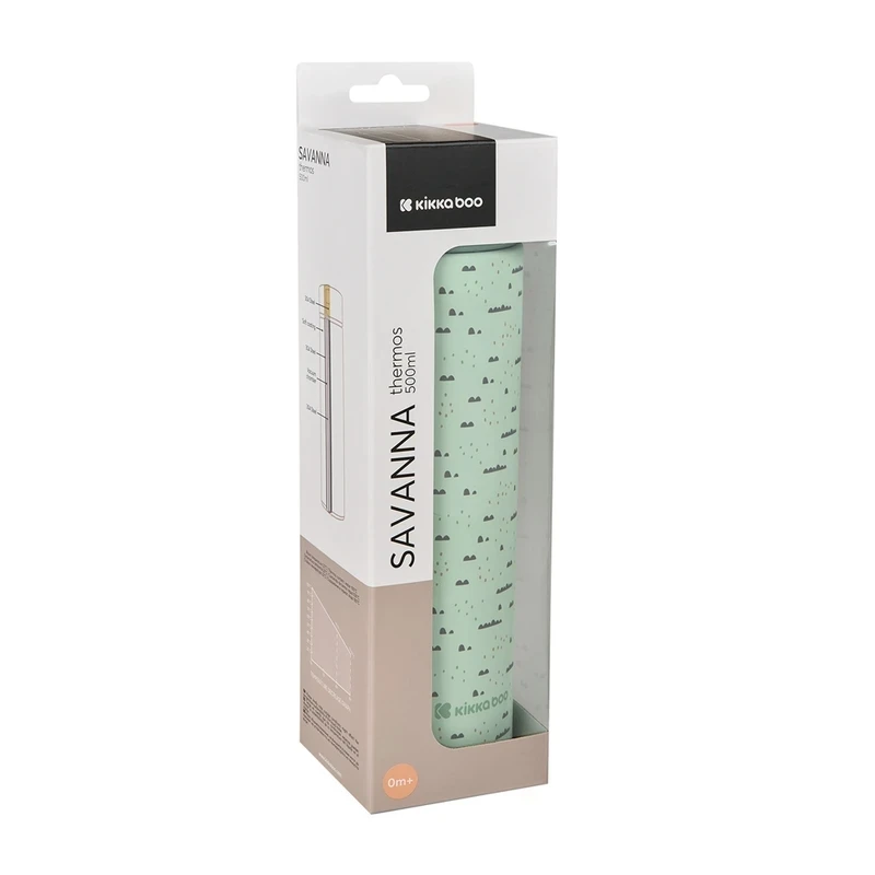 عکس شماره 2 : فلاسک کودک کیکابو مدل savanna گنجایش 0.5 لیتر