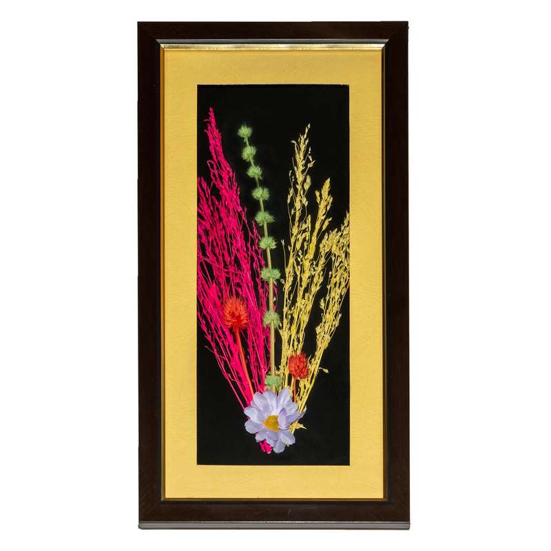 تابلو مدل گل و سنبل خشک کد 01