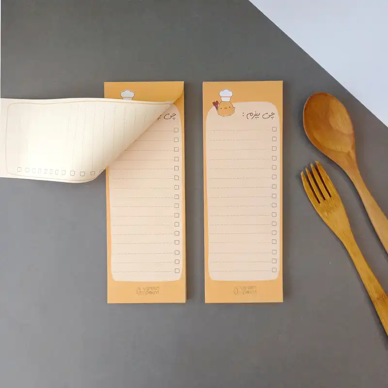 کاغذ یادداشت مدل تودولیست چی بخرم چی بپزم کد To Do List GP2030