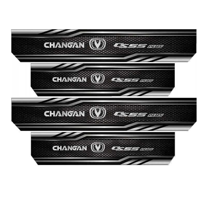 برچسب بدنه خودرو رایسان کد SP20131 مناسب برای چانگان cs55 مجموعه 4 عددی