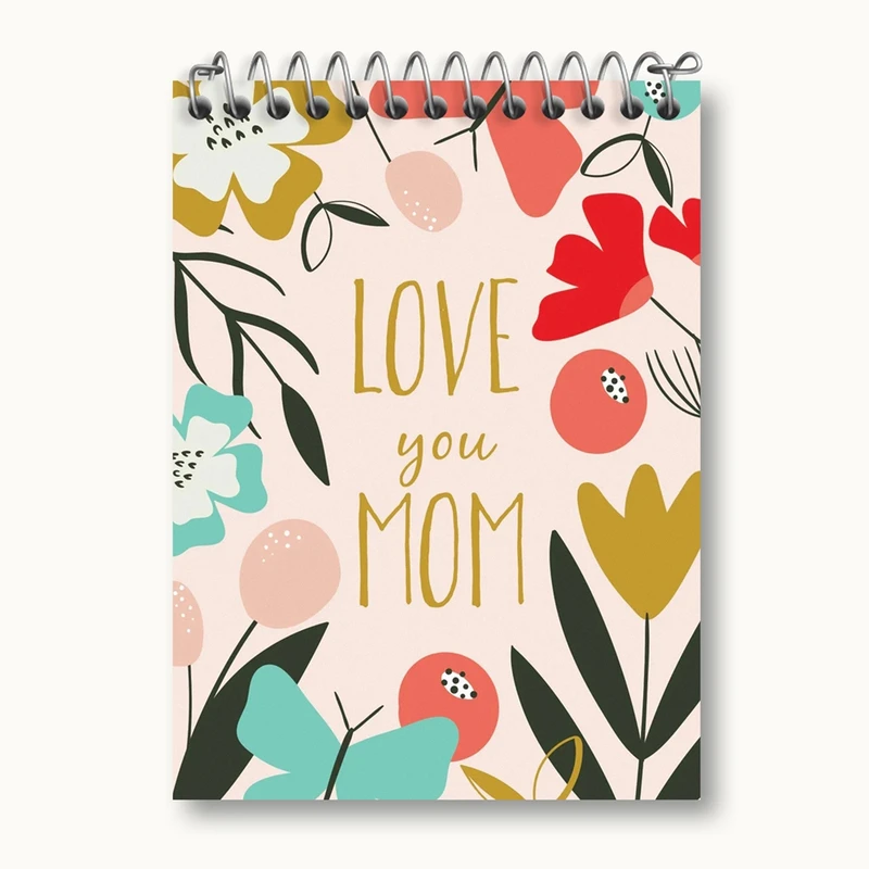 دفتر یادداشت 50 برگ خندالو مدل دوستت دارم مامان کد 8392