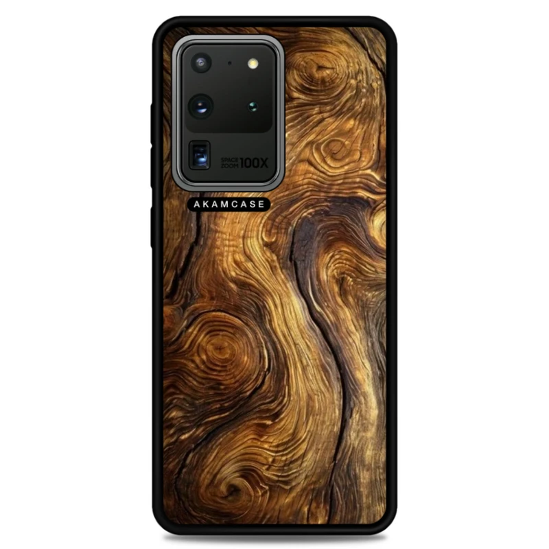 کاور آکام مدل AMC-WSGS20U-WOOD-26 مناسب برای گوشی موبایل سامسونگ Galaxy S20 Ultra