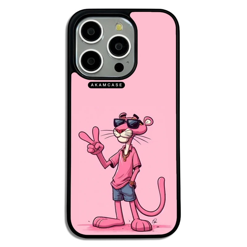 کاور آکام مدل AMC-WA15PRO-PINK PANTHER10 مناسب برای گوشی موبایل اپل iPhone 15 Pro