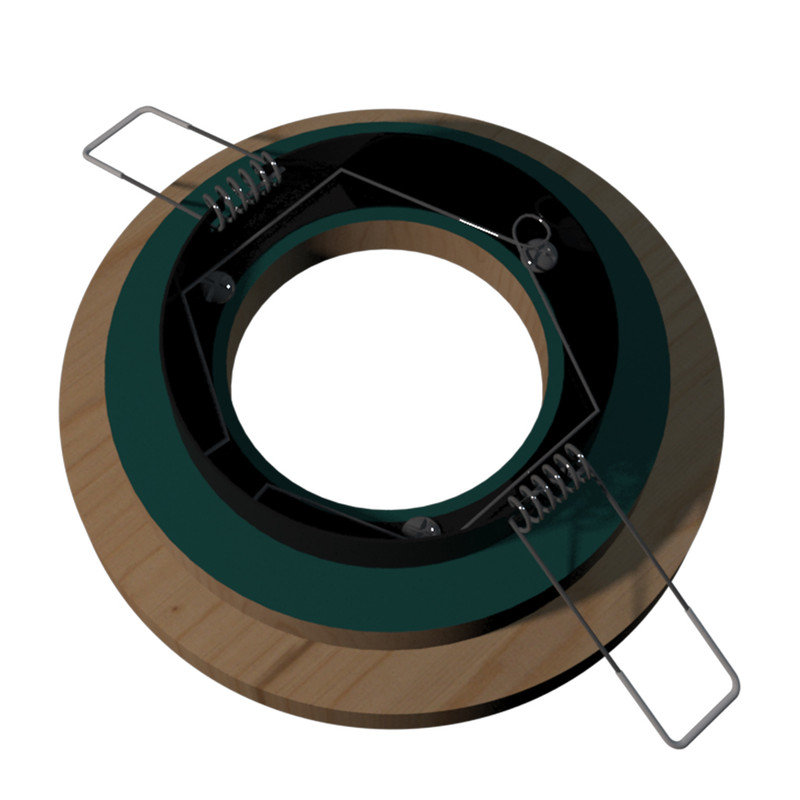 قاب هالوژن مدل تخت دایره حاشیه دار