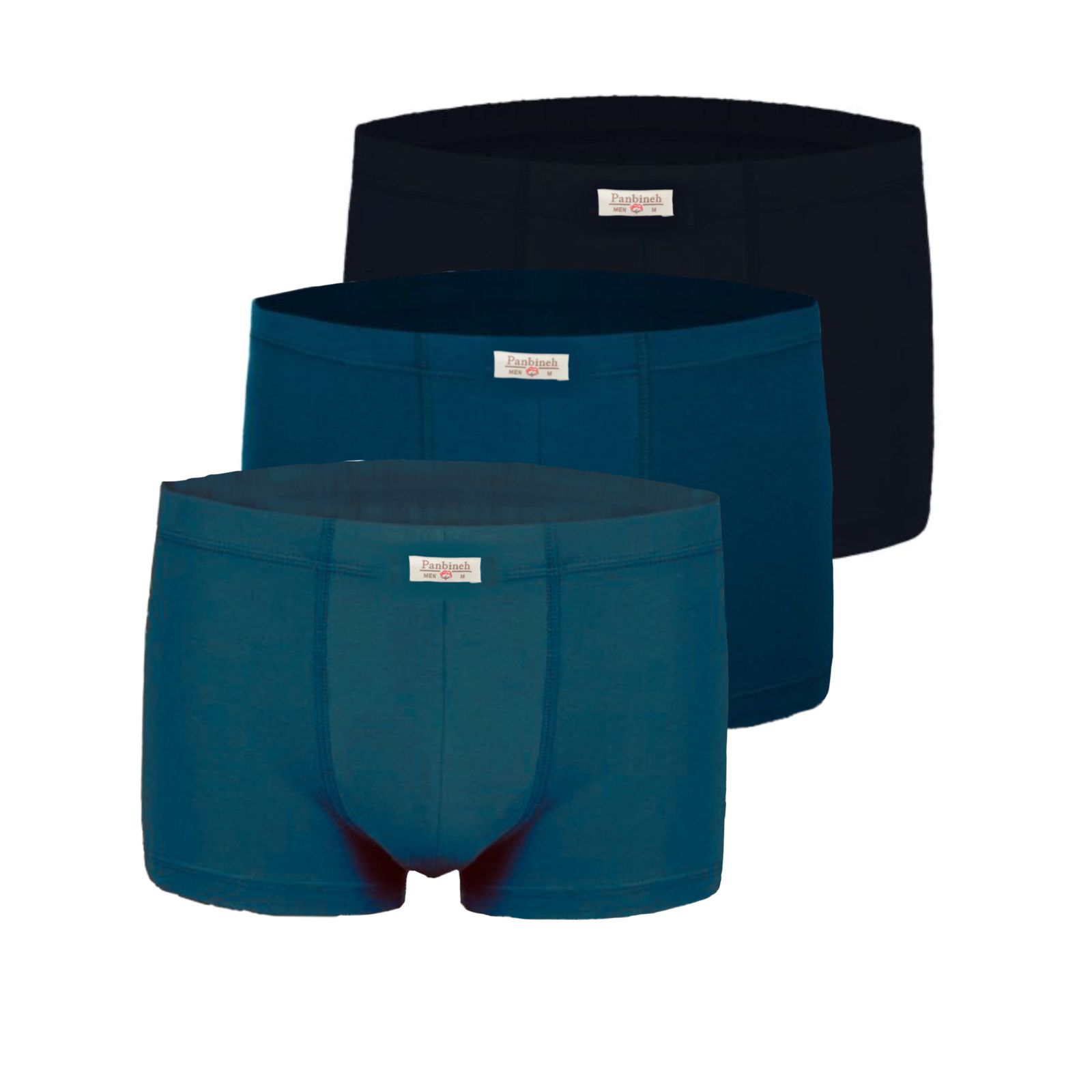 شورت مردانه پنبینه مدل نیم پا باکسر کلاسیک مجموعه 3 عددی