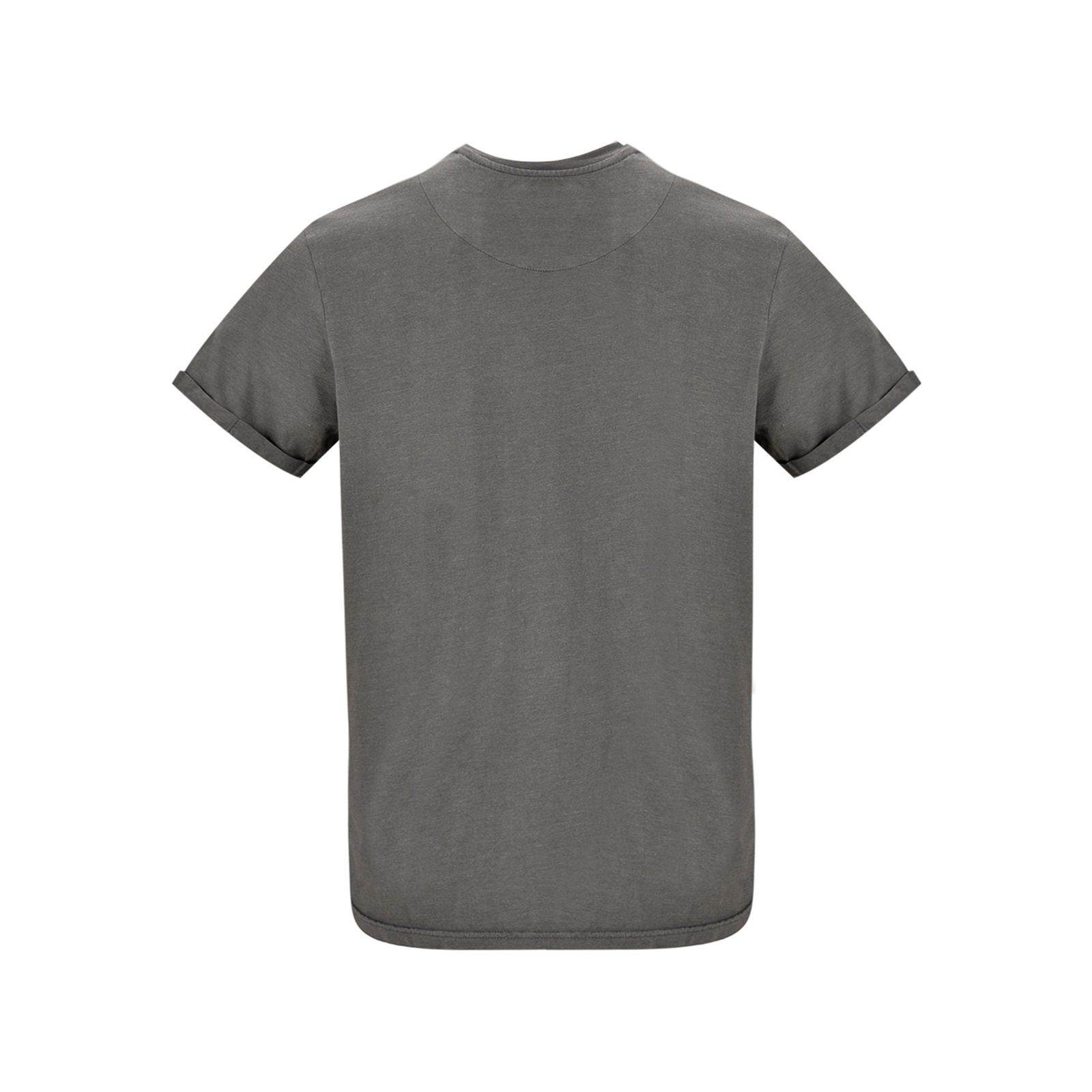 تی شرت آستین کوتاه مردانه بادی اسپینر مدل 4370 کد 1 رنگ طوسي -  - 3