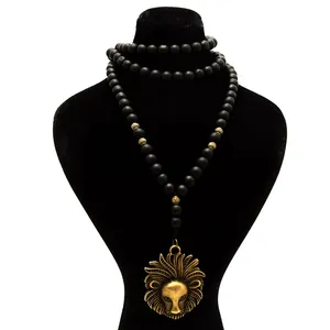 گردنبند مردانه مدل شیر O15