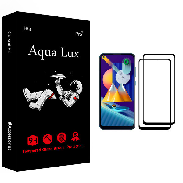محافظ صفحه نمایش آکوا لاکس مدل +Pro مناسب برای گوشی موبایل سامسونگ Galaxy M11 بسته دو عددی