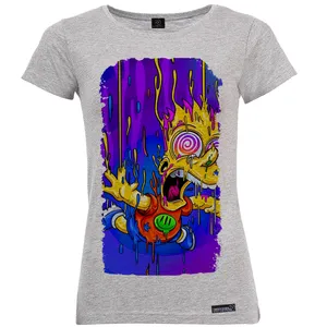 تی شرت آستین کوتاه زنانه 27 مدل Bart Simpson کد MH1272