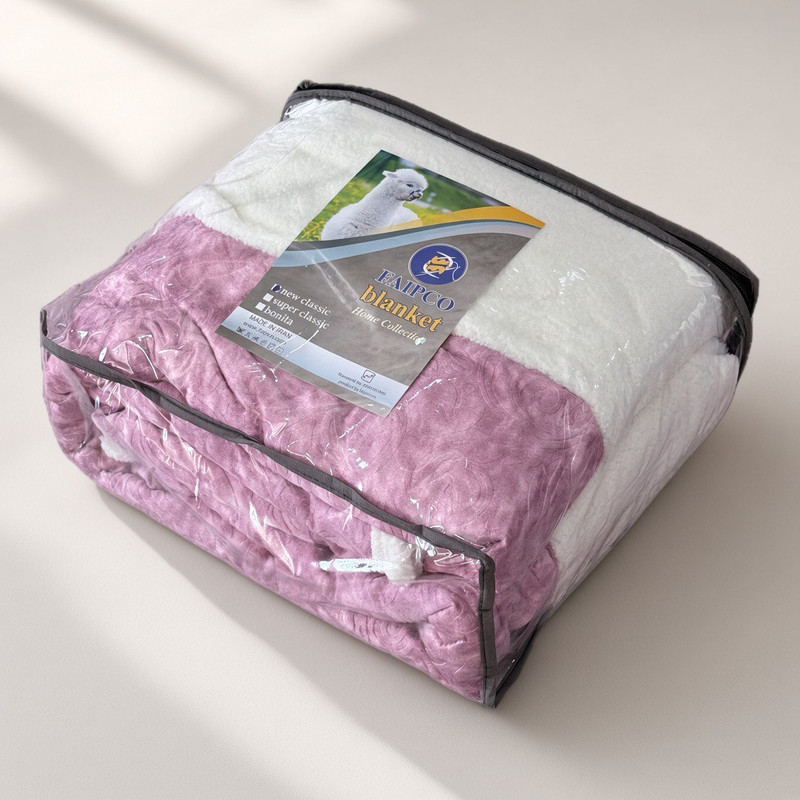 پتو یک نفره فایپکو مدل New Sheep سایز 200×150 سانتی متر