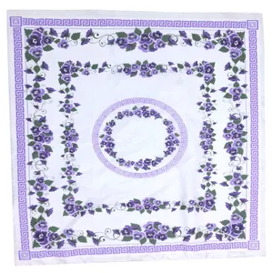 سفره 4 نفره طرح گل بنفشه کد SEF1