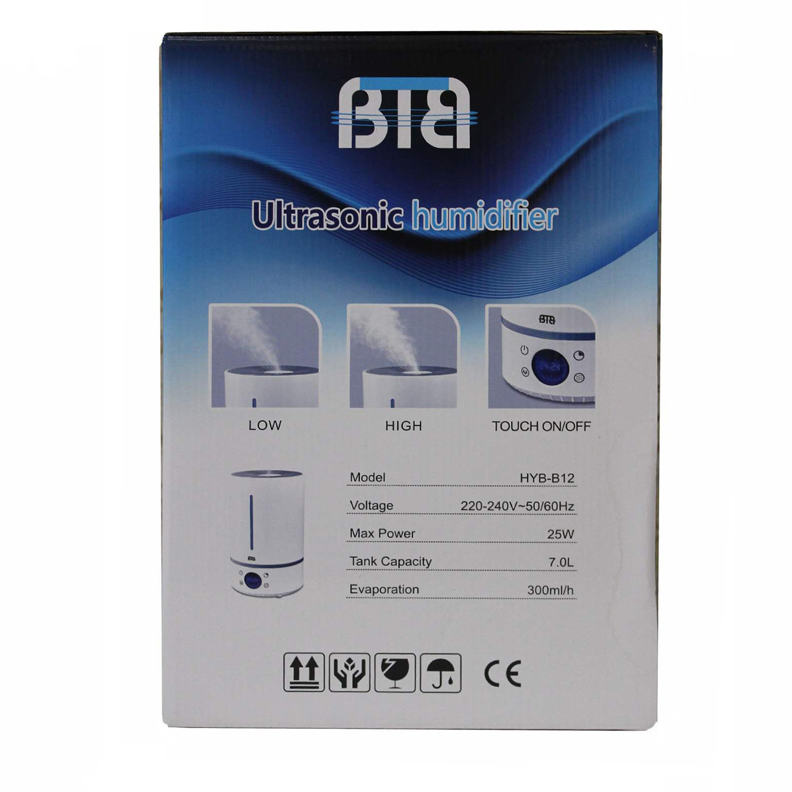 دستگاه بخور سرد بی تی بی مدل HYBE-B12E1