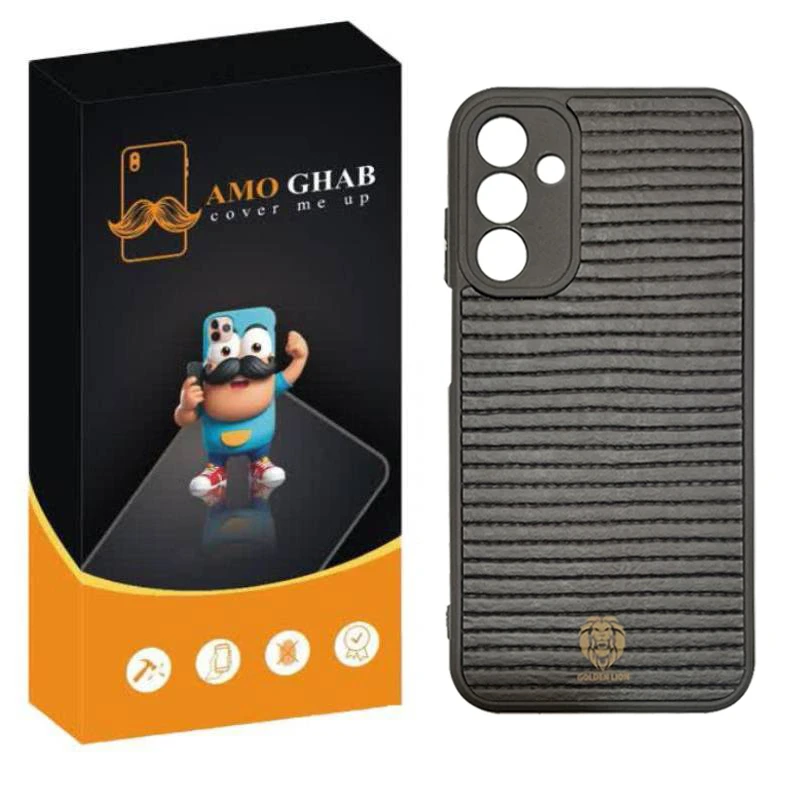 کاور عمو قاب طرح چرم مناسب برای گوشی موبایل سامسونگ Galaxy A05s