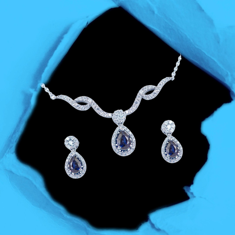 نیم ست طلا 18 عیار زنانه مدل DNCC11-28d