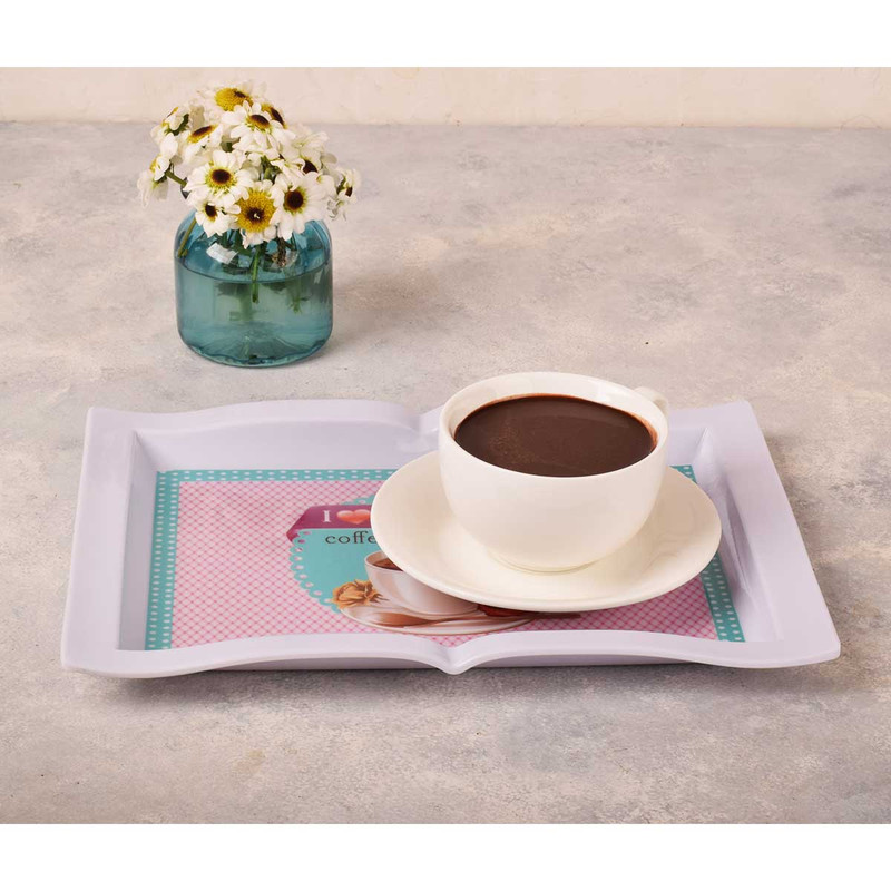 سینی مدل الگانت طرح Coffee