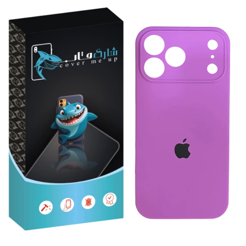 کاور شارک قاب مدل سیلیکونی پاک کنی ORG BA مناسب برای گوشی موبایل اپل iPhone 17 Pro Max