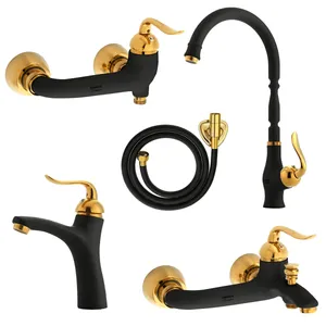 ست شیرآلات نایریکا مدل آرچر کد BL-02 مجموعه 5 عددی