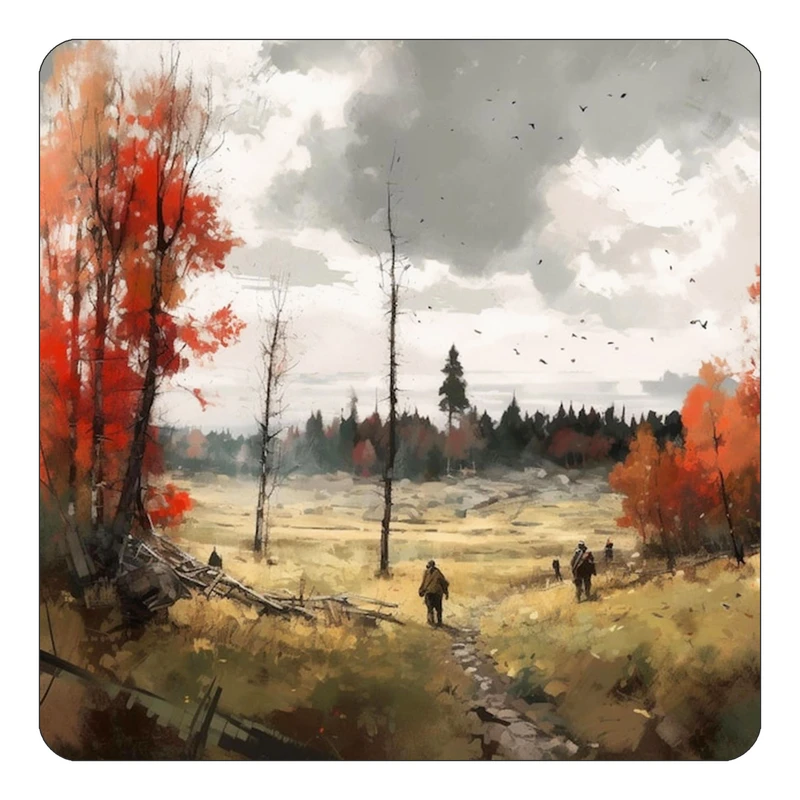 مگنت کاکتی طرح نقاشی رنگ روغن مدل mp71759