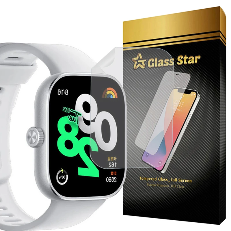 محافظ صفحه نمایش گلس استار مدل NNOG20 مناسب برای ساعت هوشمند شیائومی Redmi Watch 4