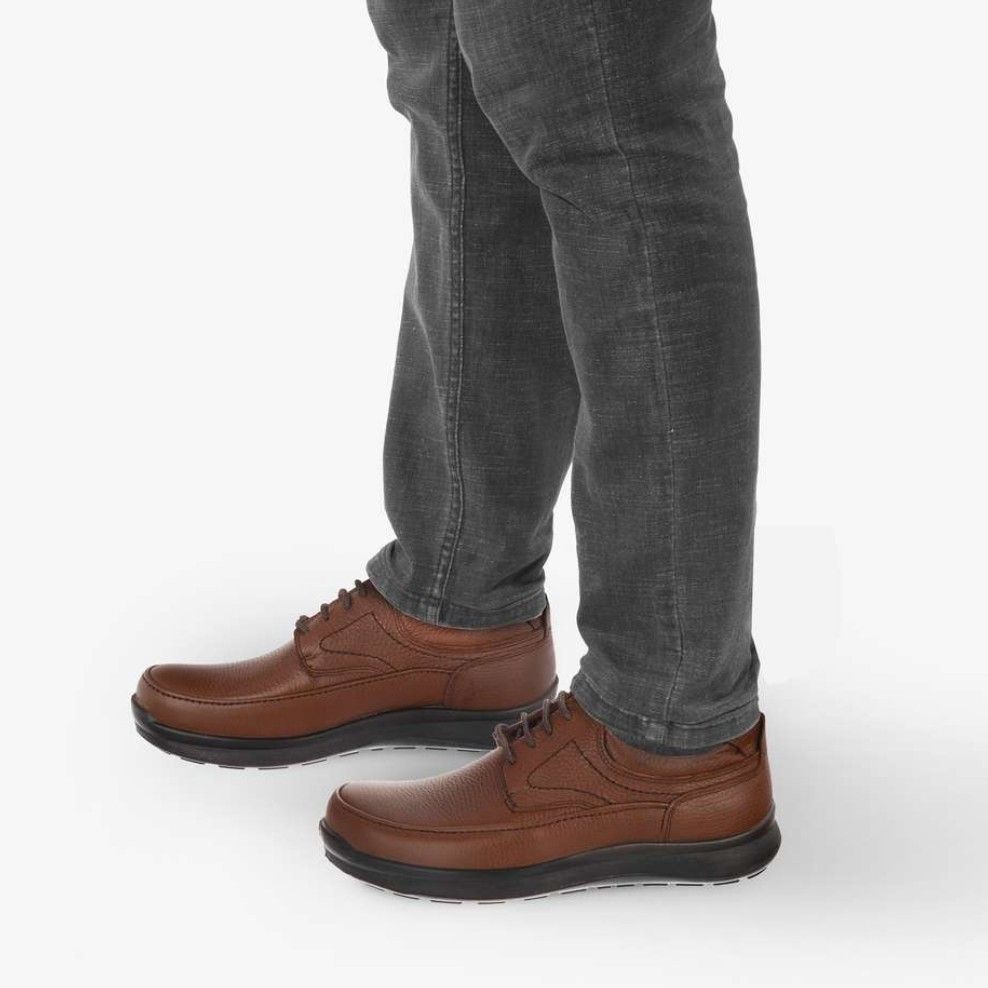کفش روزمره مردانه آذر پلاس مدل چرم طبیعی کد 1B503 -  - 2