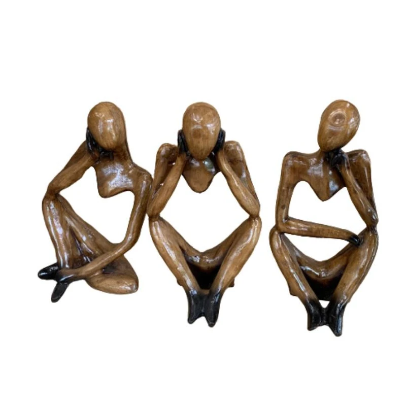 مجسمه مدل یوگا مدد 2606 مجموعه 3 عددی