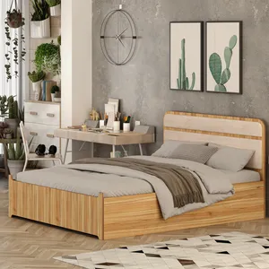 تخت خواب ملامینه دو نفره اعیان مدل FH950 سایز 160x200 سانتی متر