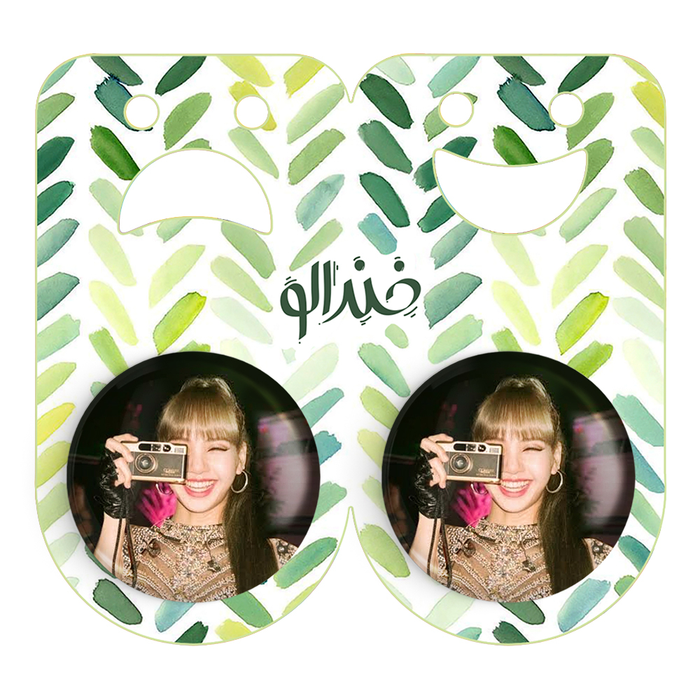 پیکسل خندالو مدل لیسا بلک پینک کد 14333 به همراه مگنت