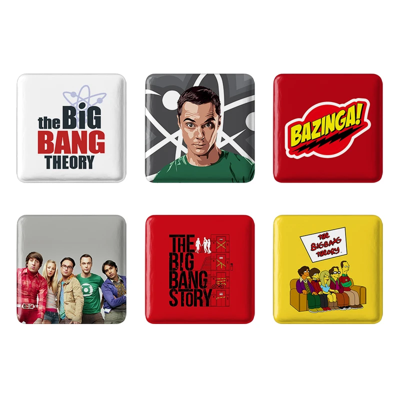 مگنت خندالو طرح سریال تئوری بیگ بنگ The Big Bang Theory کد 610A مجموعه 6 عددی