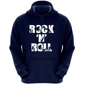 هودی زنانه مدل W18 ROCK رنگ سرمه ای