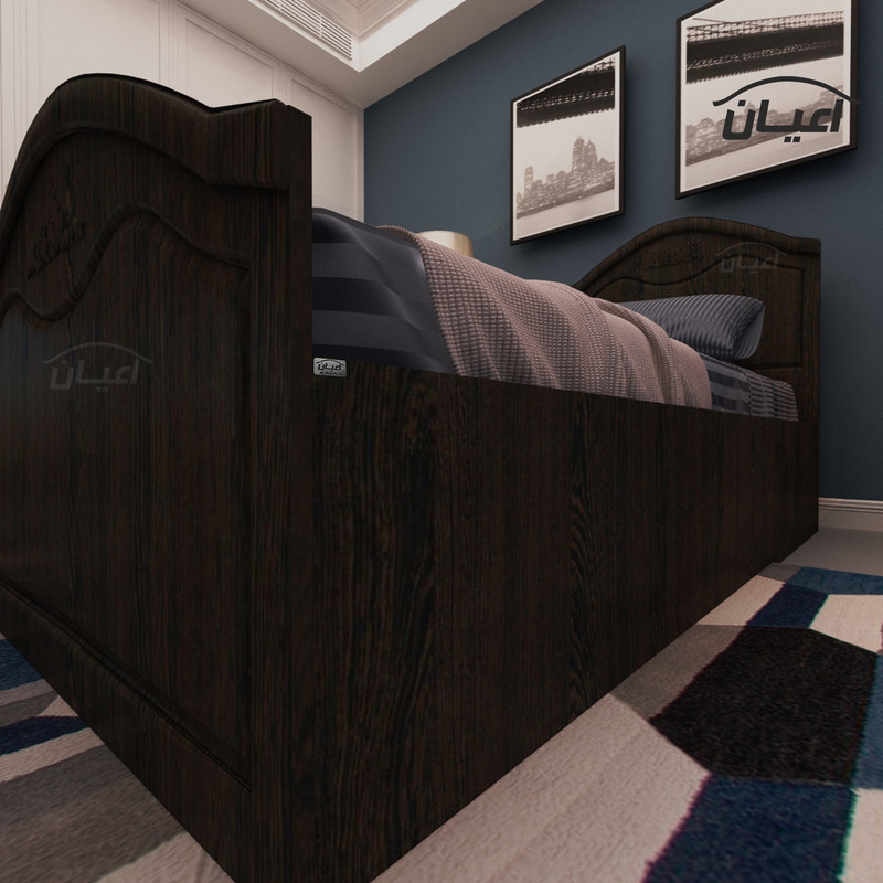 تخت خواب یکنفره اعیان مدل FH404 سایز 90x200 سانتی متر