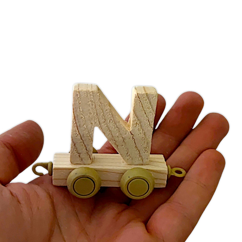اسباب بازی چوبی مدل حروف انگلیسی قطار