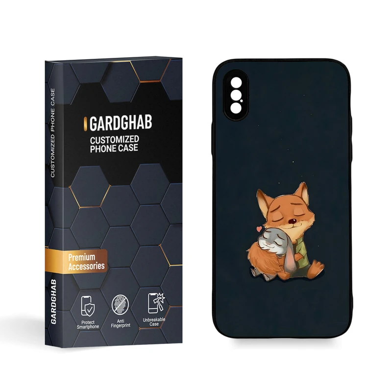 کاور گارد قاب مدل دخترانه مناسب برای گوشی موبایل اپل  iPhone X / XS