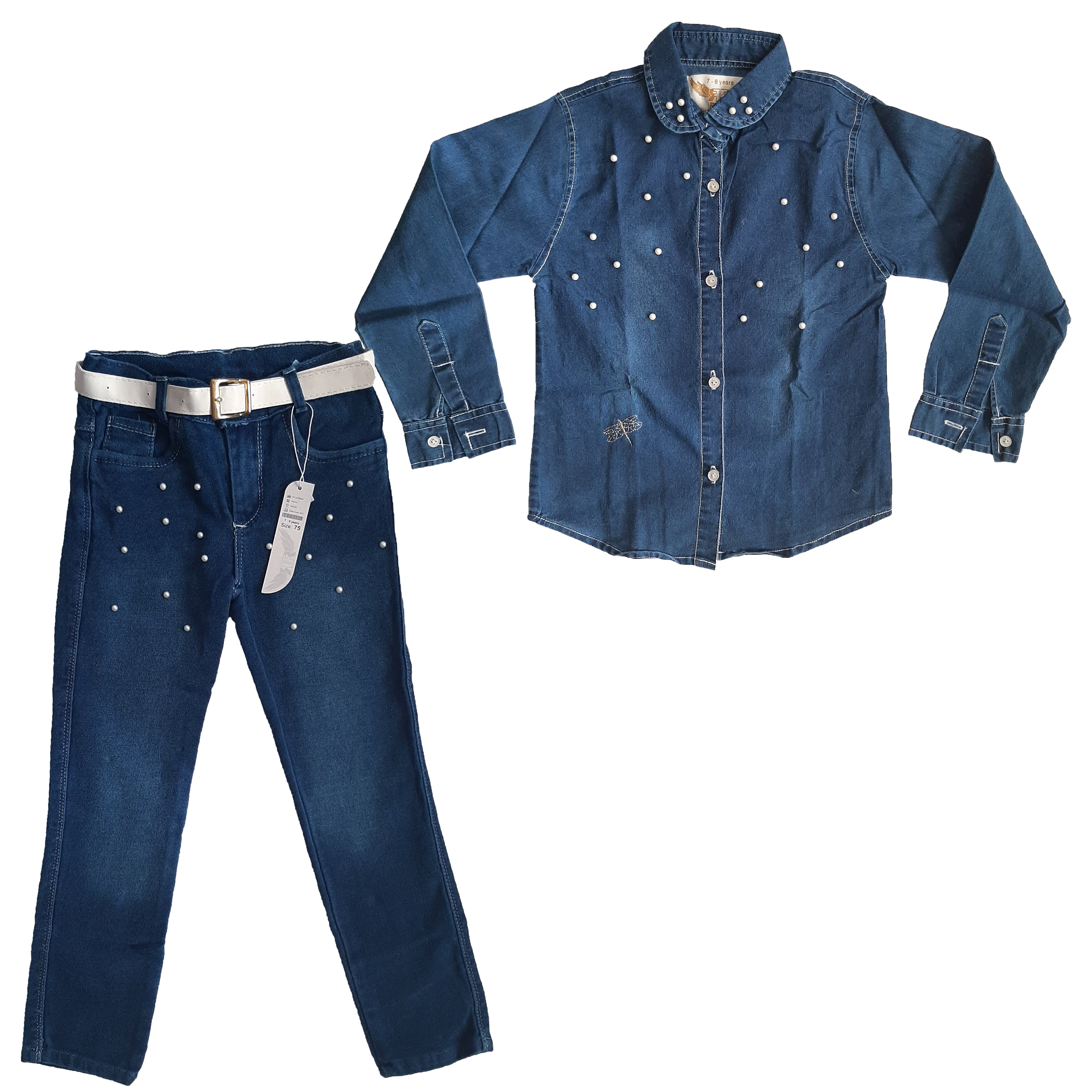 ست شومیز و شلوار دخترانه مدل LS 110