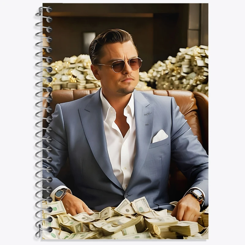 دفتر نت موسیقی 50 برگ خندالو طرح لئوناردو دی‌کاپریو (Leonardo DiCaprio) کد N5737