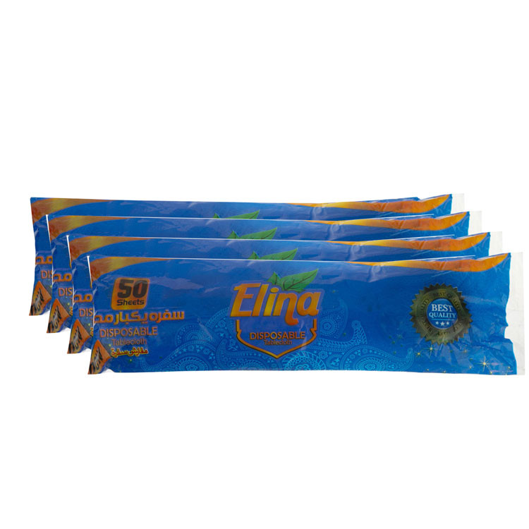 سفره یکبار مصرف الینا مدل WH رول 50 متری بسته 4 عددی سفره یکبار مصرف الینا مدل WH رول 50 متری بسته 4 عددی