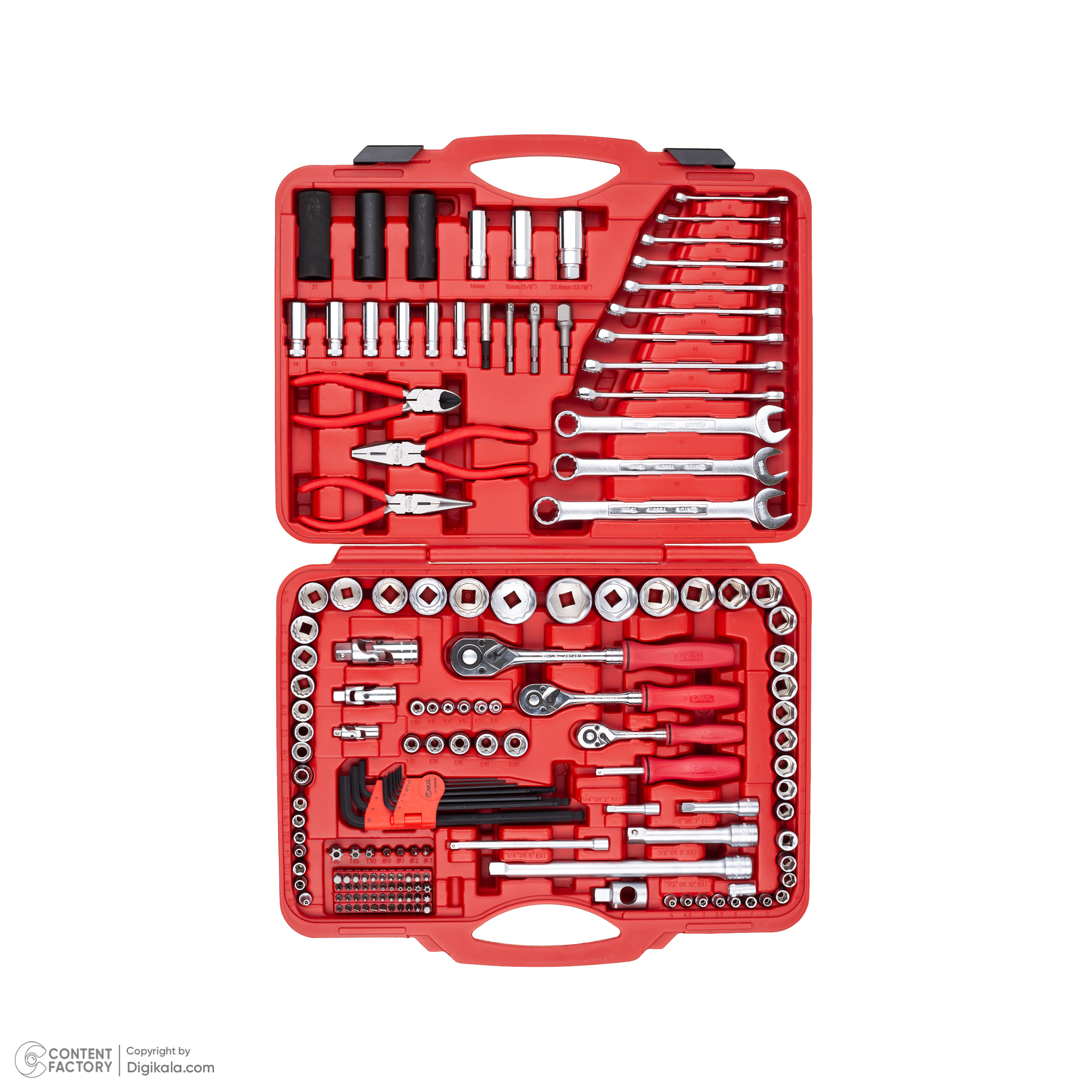 مجموعه 161 عددی ابزار جنیوس تولز مدل AC234161P