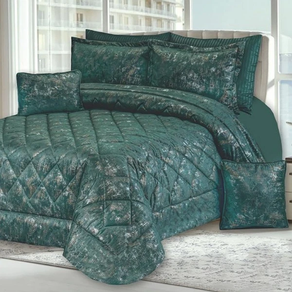 سرویس روتختی 2 نفره 8 تکه مدل مخمل ترک 