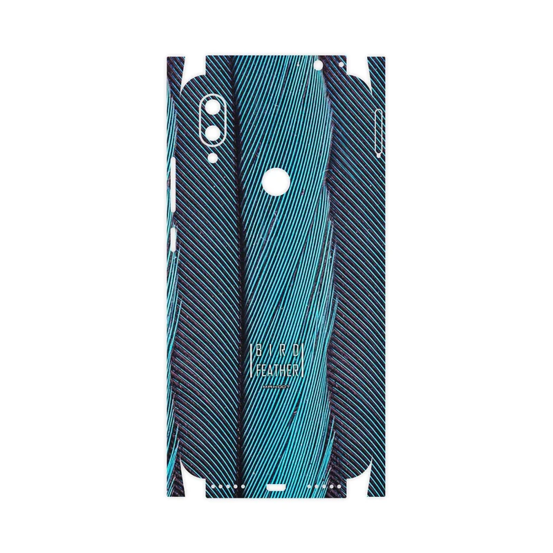 برچسب پوششی ماهوت مدل Turquoise feathers-FullSkin مناسب برای گوشی موبایل شیائومی Redmi 7