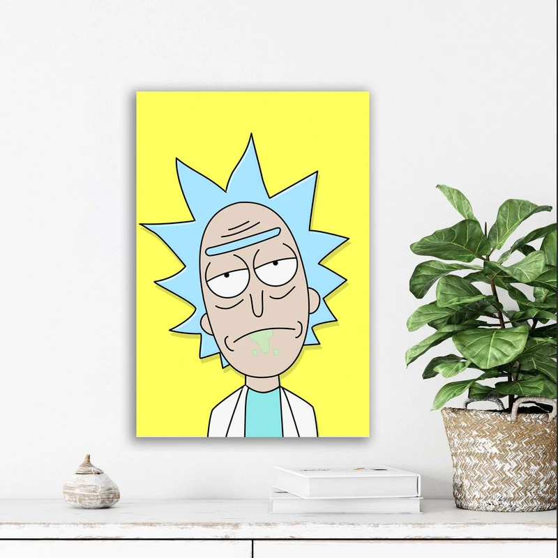 تابلو شاسی آتریسا مدل ریک اند مورتی Rick and Morty