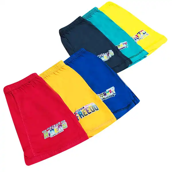 شورت پسرانه مدل نخی کد 102 مجموعه 6 عددی