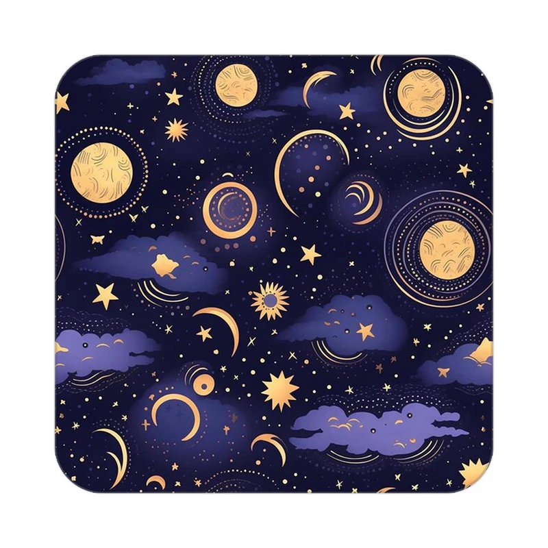 زیر لیوانی کاکتی طرح ماه و ستاره مدل mp52914