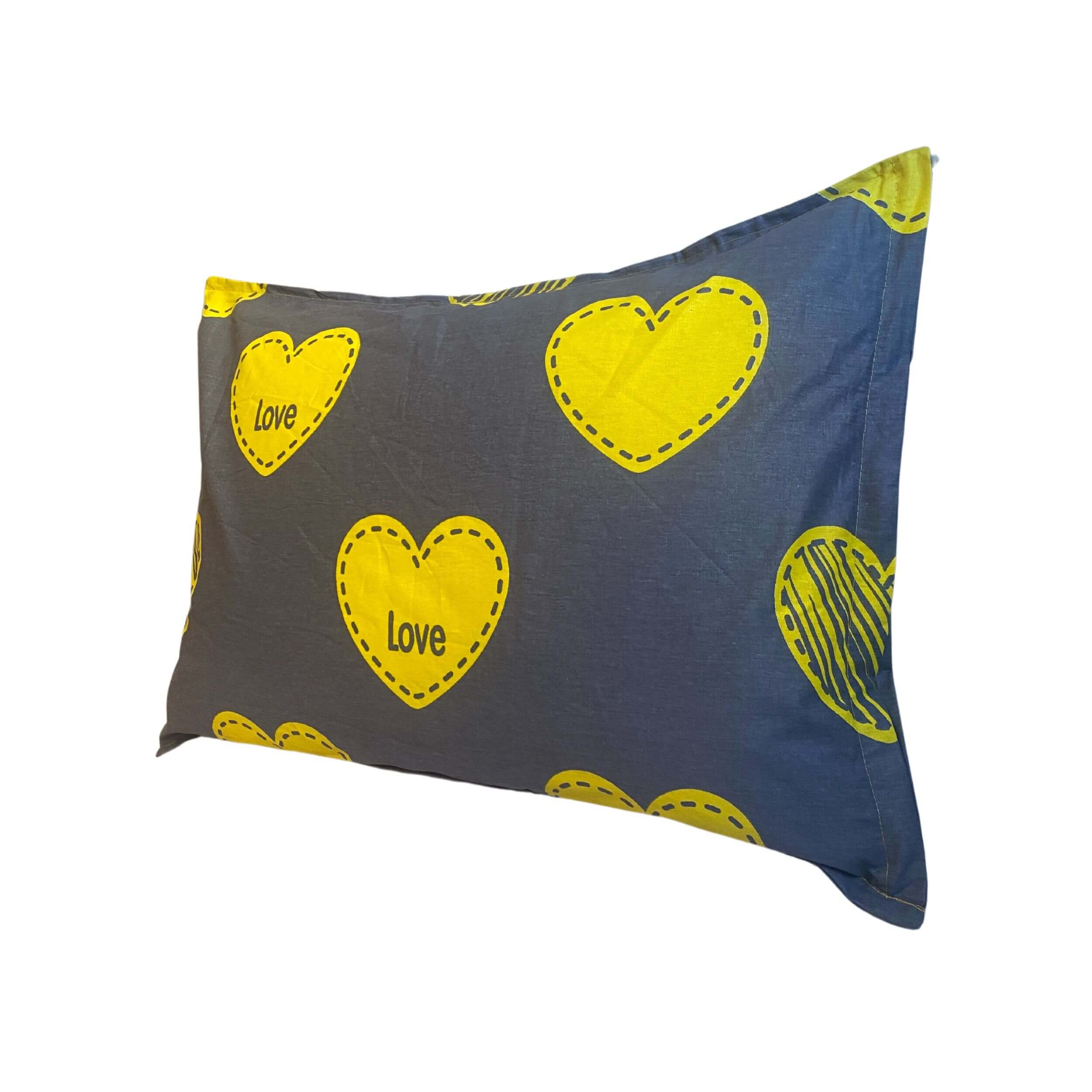 روبالشی مدل نخی ترک طرح قلب