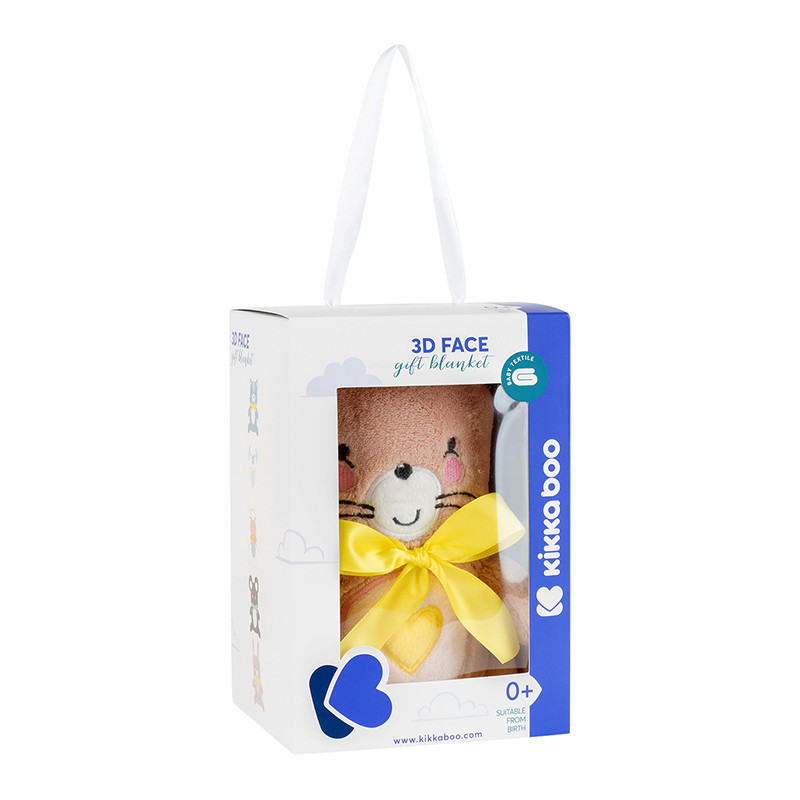 پتوی نوزاد کیکابو مدل سه بعدی کد Kb020078 سایز 100x75 سانتی متر