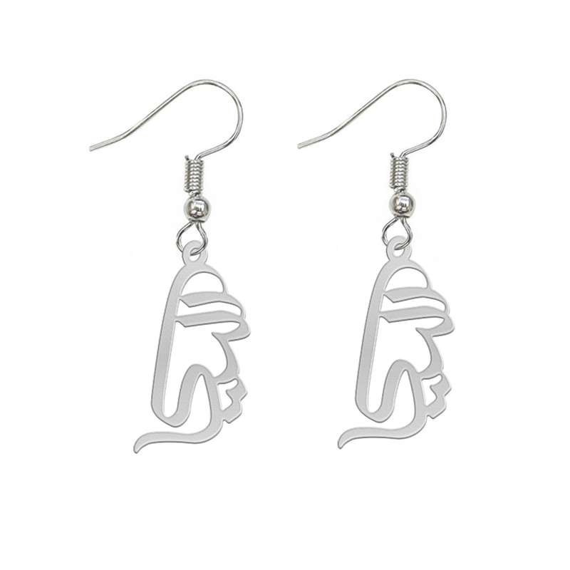 گوشواره نقره زنانه لیردا مدل اسم الیکا gosh sss elika31 گوشواره نقره زنانه لیردا مدل اسم الیکا gosh sss elika31