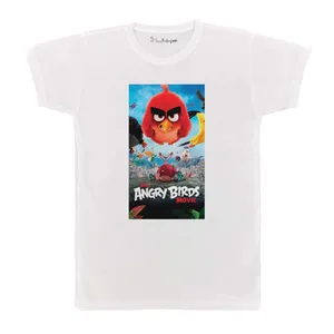 تی شرت بچگانه پرمانه طرح پرندگان خشمگین کد pmt.4475