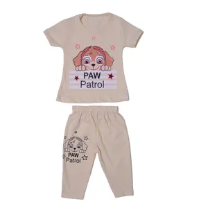 ست تی شرت و شلوار دخترانه مدل paw patrol کد 36