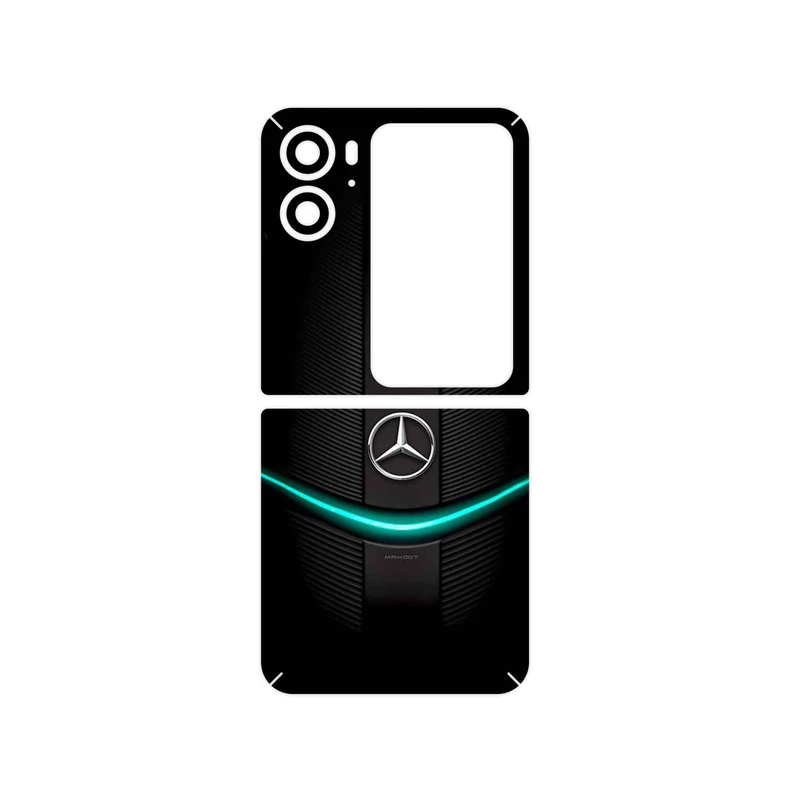 برچسب پوششی ماهوت مدل Mercedes_Benz مناسب برای گوشی موبایل اپو Find N2 Flip